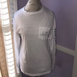 Vineyard vines white long sleeve T-shirt